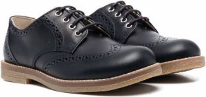 Gallucci Kids lace-up leather shoes Blue