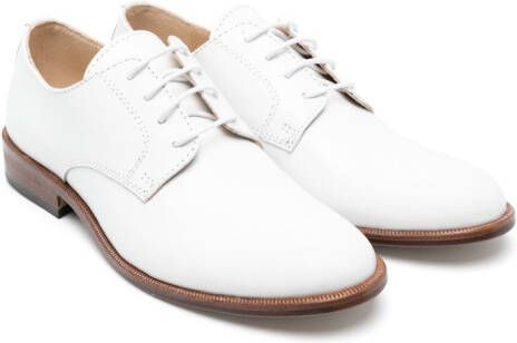 Gallucci Kids leather oxford shoes White