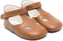 Gallucci Kids leather pre-walkers Brown - Thumbnail 1