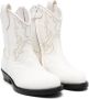 Gallucci Kids leather Western boots White - Thumbnail 1