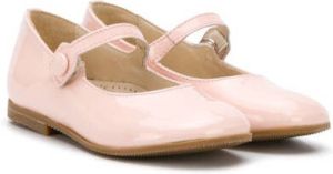 Gallucci Kids round toe ballerina shoes Pink