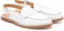 Gallucci Kids round toe slip-on loafers White - Thumbnail 1