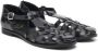 Gallucci Kids side-buckle flat sandals Black - Thumbnail 1