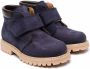 Gallucci Kids suede touch-strap boots Blue - Thumbnail 1
