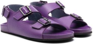 Gallucci Kids TEEN double-buckle sandals Purple