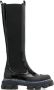 GANNI 50mm knee-high leather boots Black - Thumbnail 1