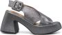GANNI 95mm glitter sandals Silver - Thumbnail 1