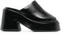 GANNI 95mm leather sandals Black - Thumbnail 1