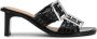 GANNI belted buckled mules Black - Thumbnail 1