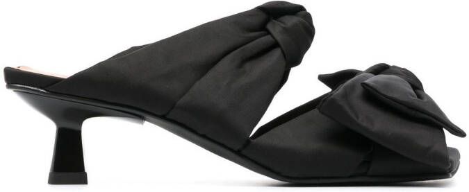 GANNI Bow XX 60mm sandals Black