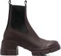 GANNI Chelsea 70mm ankle boots Red - Thumbnail 1