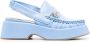 GANNI chunky leather mules Blue - Thumbnail 1