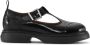 GANNI cut-out buckle-fastening loafers Black - Thumbnail 1