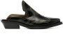 GANNI embroidered western mules Black - Thumbnail 1