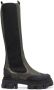 GANNI knee-high chunky leather chelsea boots Green - Thumbnail 1