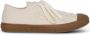 GANNI logo-embroidered organic cotton sneakers Neutrals - Thumbnail 1