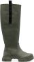 GANNI recycled-rubber Country boots Green - Thumbnail 1