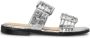 GANNI strap buckle slides Silver - Thumbnail 1