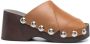 GANNI stud-detail open toe sandals Brown - Thumbnail 1