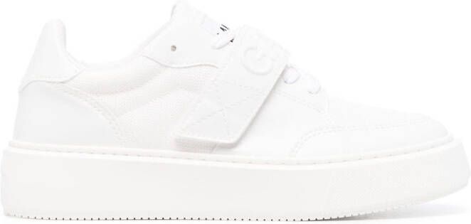 GANNI touch-strap low-top sneakers White