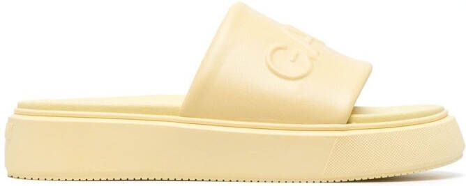 GANNI VEGEA� slide sandals Neutrals