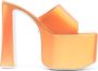 GCDS 170mm platform sandals Orange - Thumbnail 1