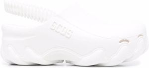 Gcds Ibex embossed-logo clogs White