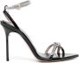 Gedebe Imaan 100mm patent leather sandals Black - Thumbnail 1