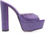 Gedebe Jery rhinestone-embellished platform mules Purple - Thumbnail 1