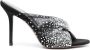 Gedebe Mariel 100mm crystal-embellished sandals Black - Thumbnail 1