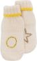 Gensami kids crystal-embellished knitted slippers Neutrals - Thumbnail 1