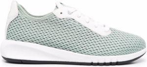 Geox Aerantis mesh lace-up sneakers Green