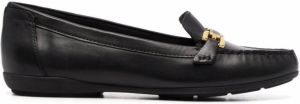 Geox Annytah leather loafers Black