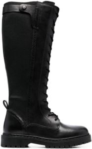Geox Bleyze knee-length boots Black