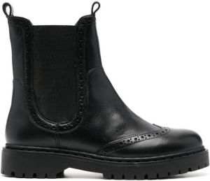 Geox Bleyze leather boots Black