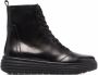 Geox chunky lace-up boots Black - Thumbnail 1