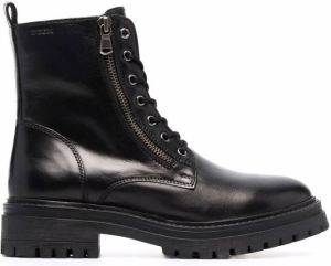 Geox chunky lace-up boots Black