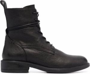 Geox chunky lace-up boots Black