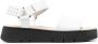 Geox Dandra open-toe leather sandals White - Thumbnail 1