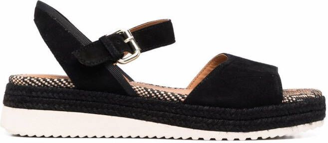 Geox Eolie flatform sandals Black