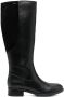 Geox Felicity leather-suede boots Black - Thumbnail 1