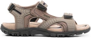 Geox flat touch-strap sandals Neutrals