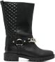 Geox Hoara quilted-panel boots Black - Thumbnail 1