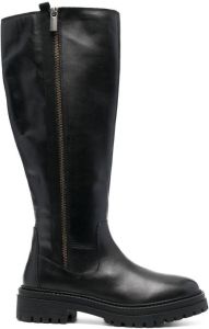 Geox Iridea 45mm leather boots Black