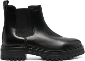 Geox Iridea leather boots Black