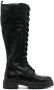 Geox Iridea leather calf boots Black - Thumbnail 1