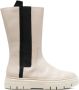 Geox Isotte elasticated-panel detail boots Neutrals - Thumbnail 1