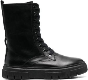 Geox Isotte lace-up fastening boots Black