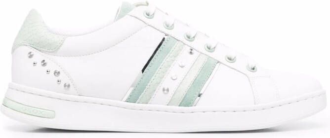 Geox Jaysen panelled stud-detail sneakers White