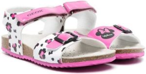 Geox Kids Adriel floral-print sandals Pink